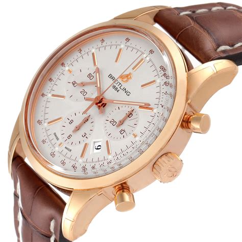 rose gold breitling transocean